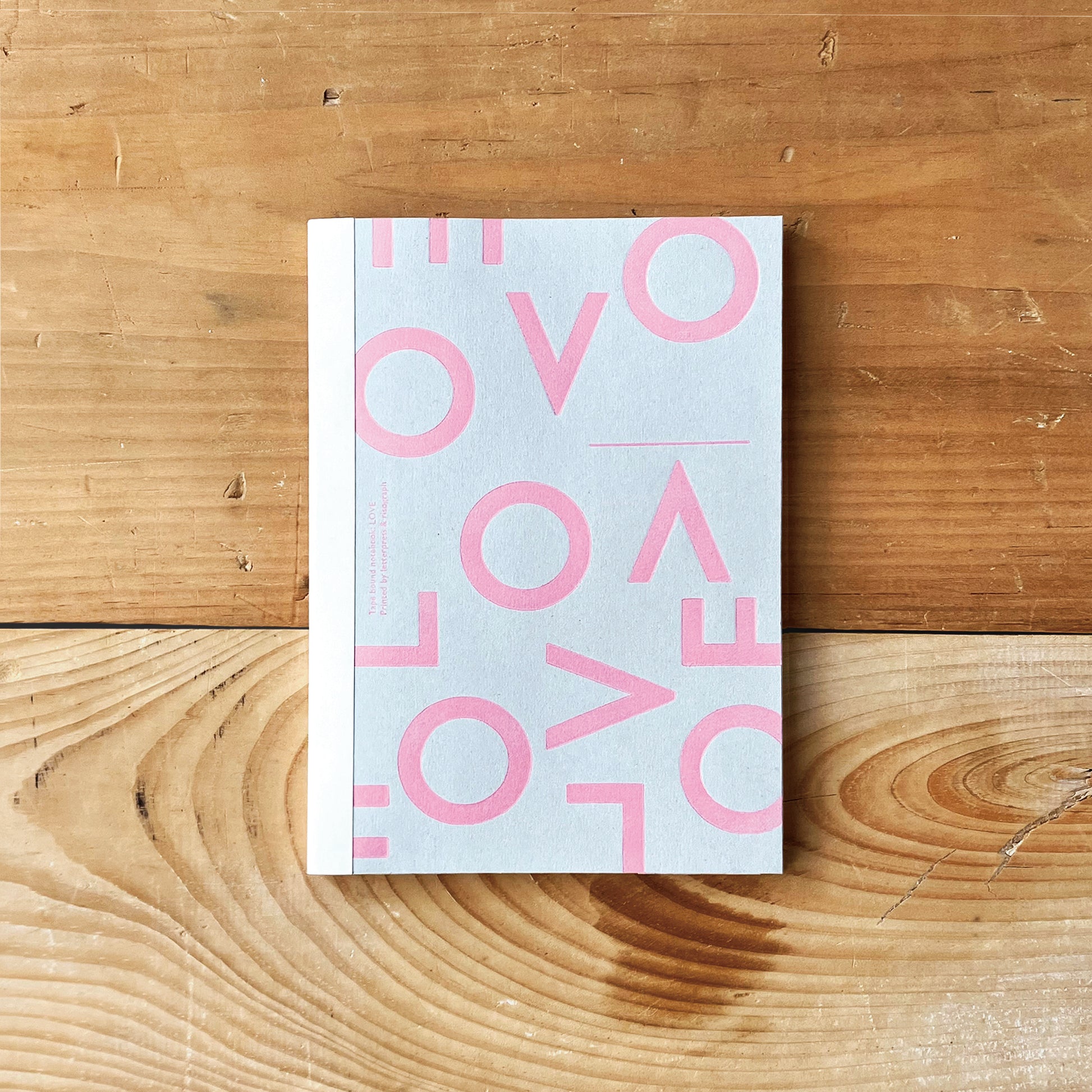 Back-wrapped notebook / LOVE