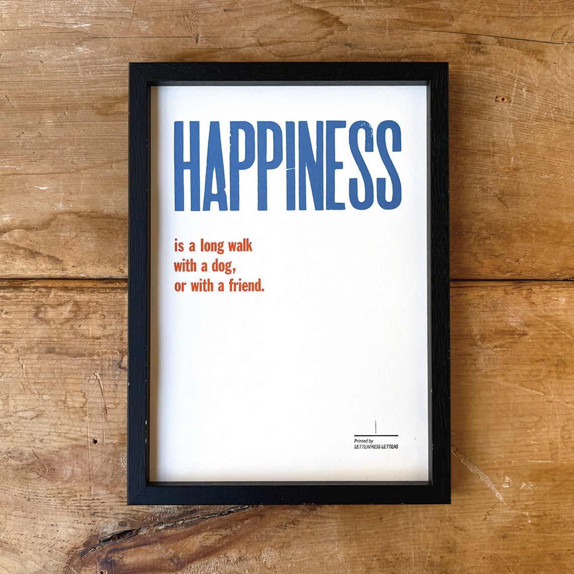 Double-type poster