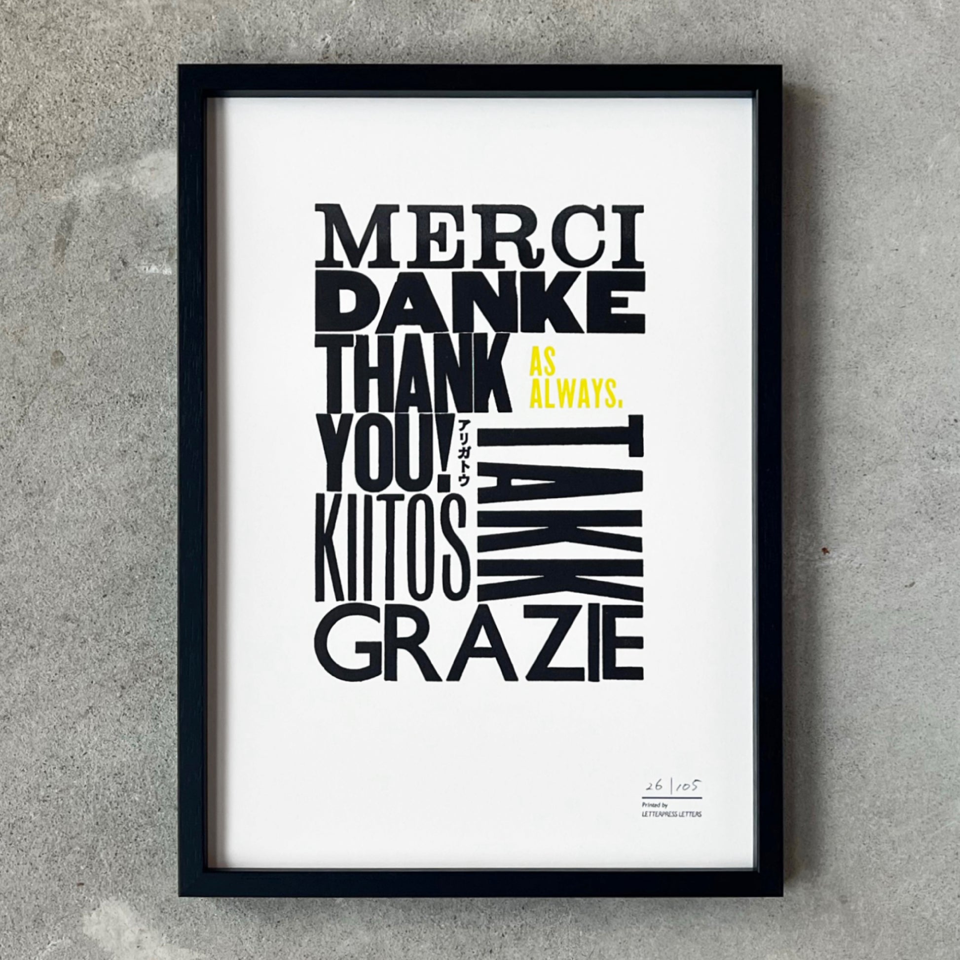 THANK YOU Poster