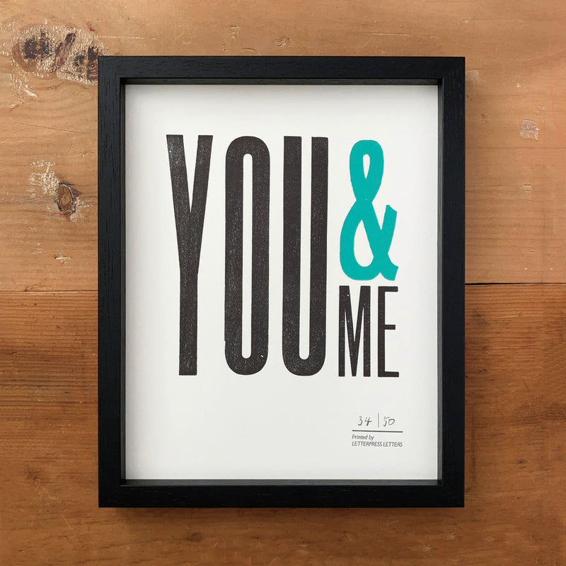 YOU &amp; ME Poster