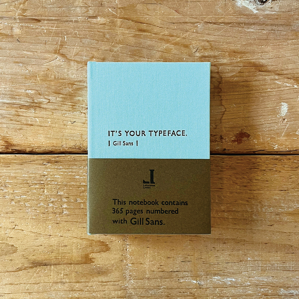 Typeface Note / Gilsans