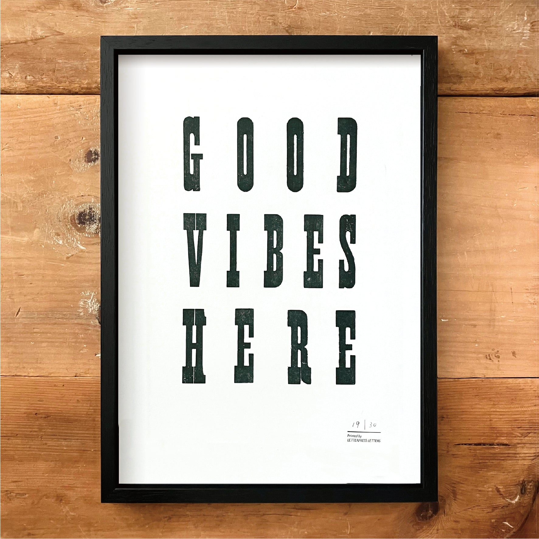 GOOD VIBES HERE ポスター