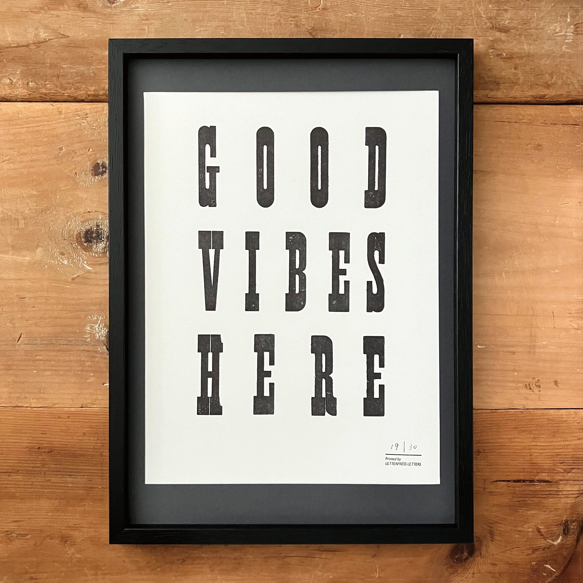 GOOD VIBES HERE Poster