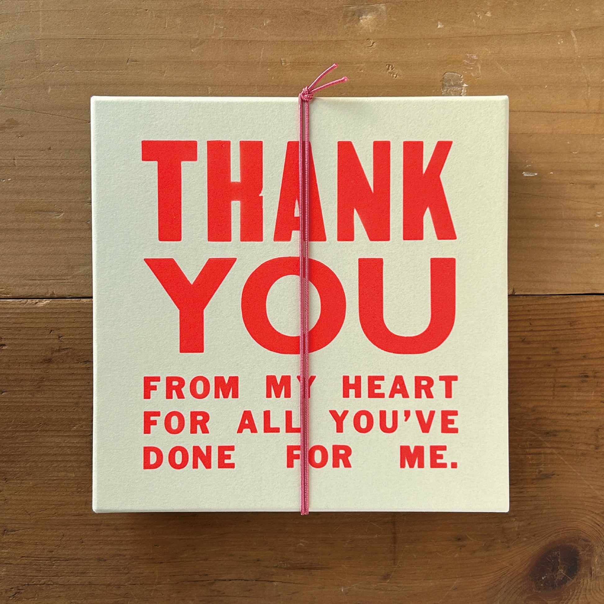 Thank you box