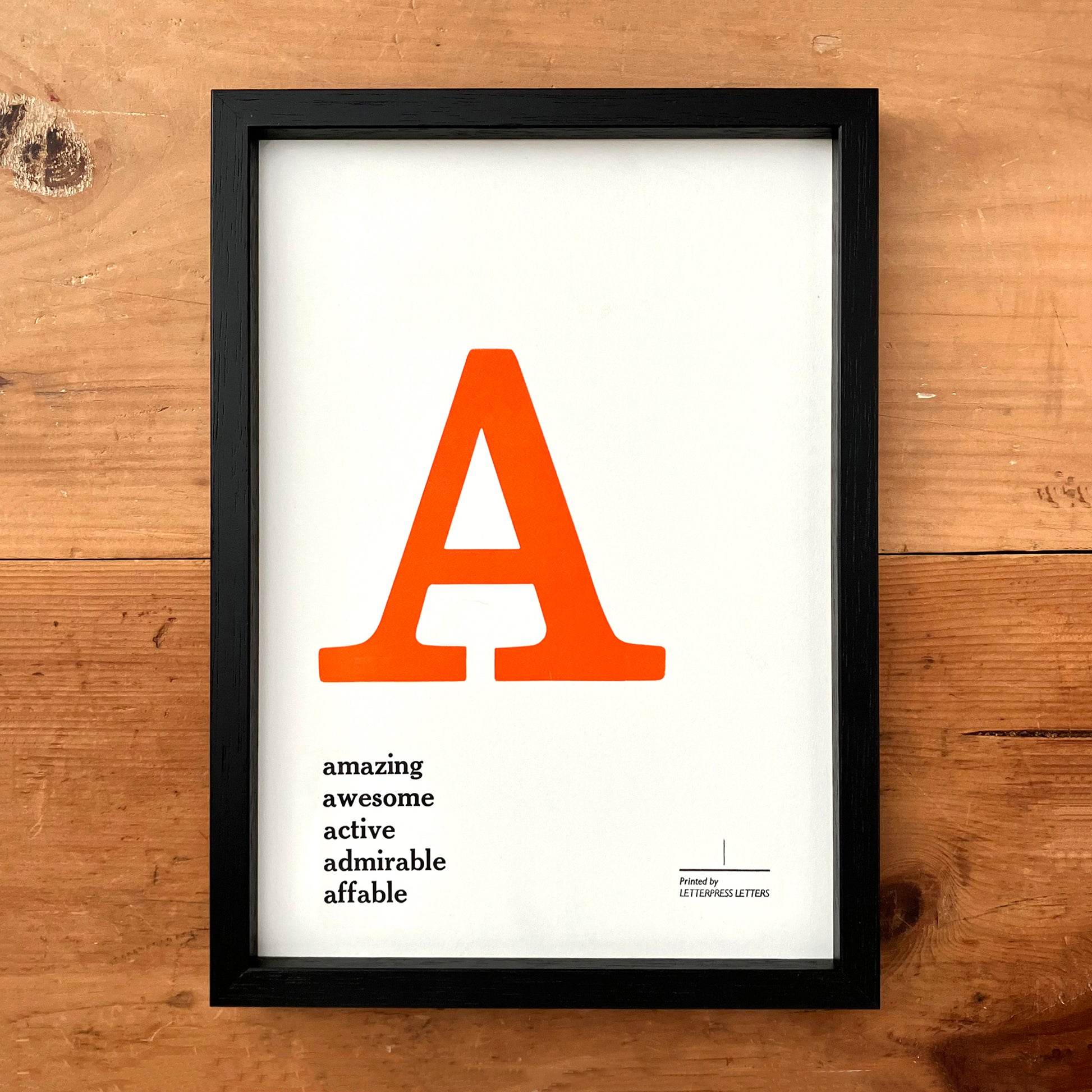 Alphabet Poster