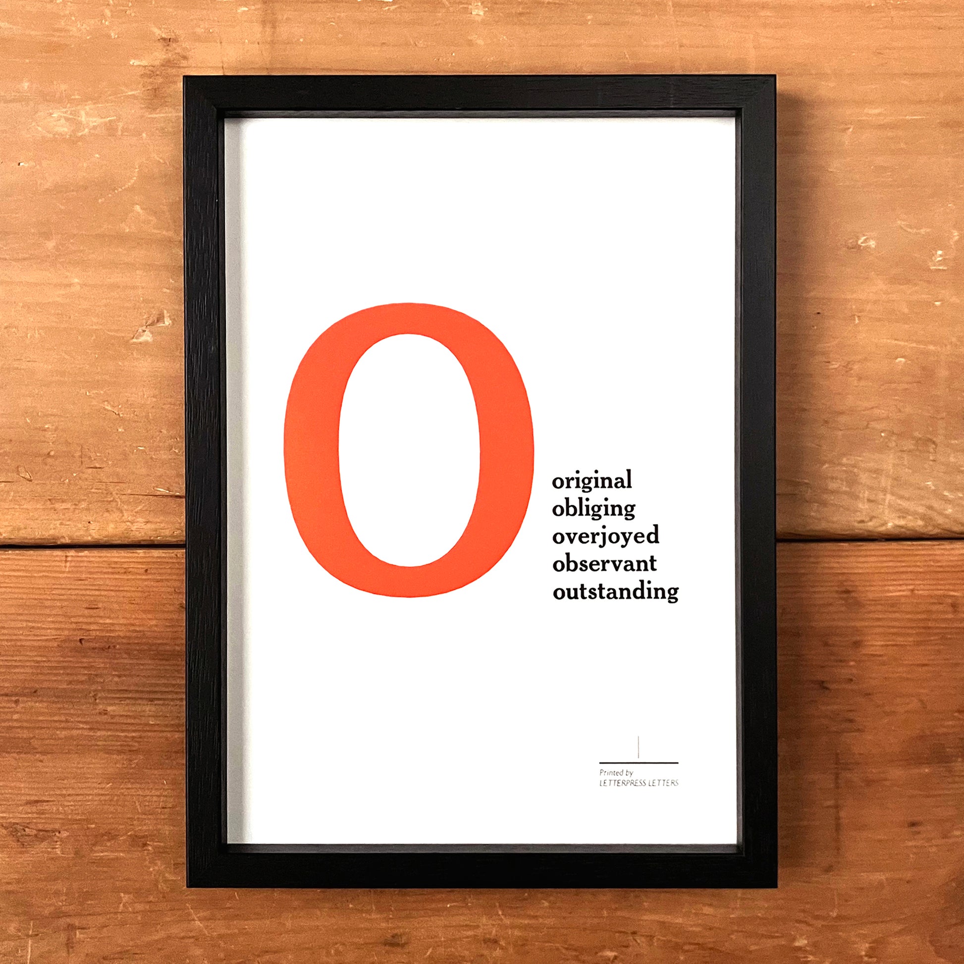 Alphabet Poster