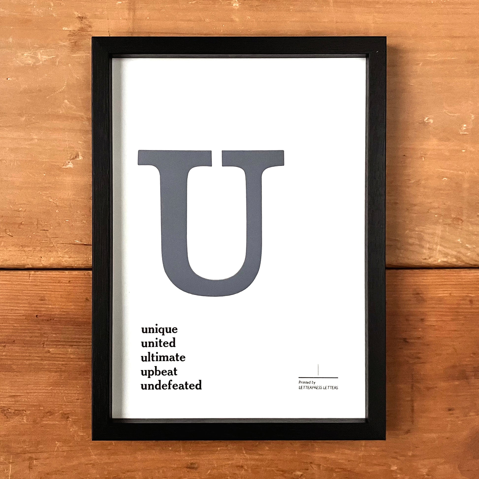 Alphabet Poster