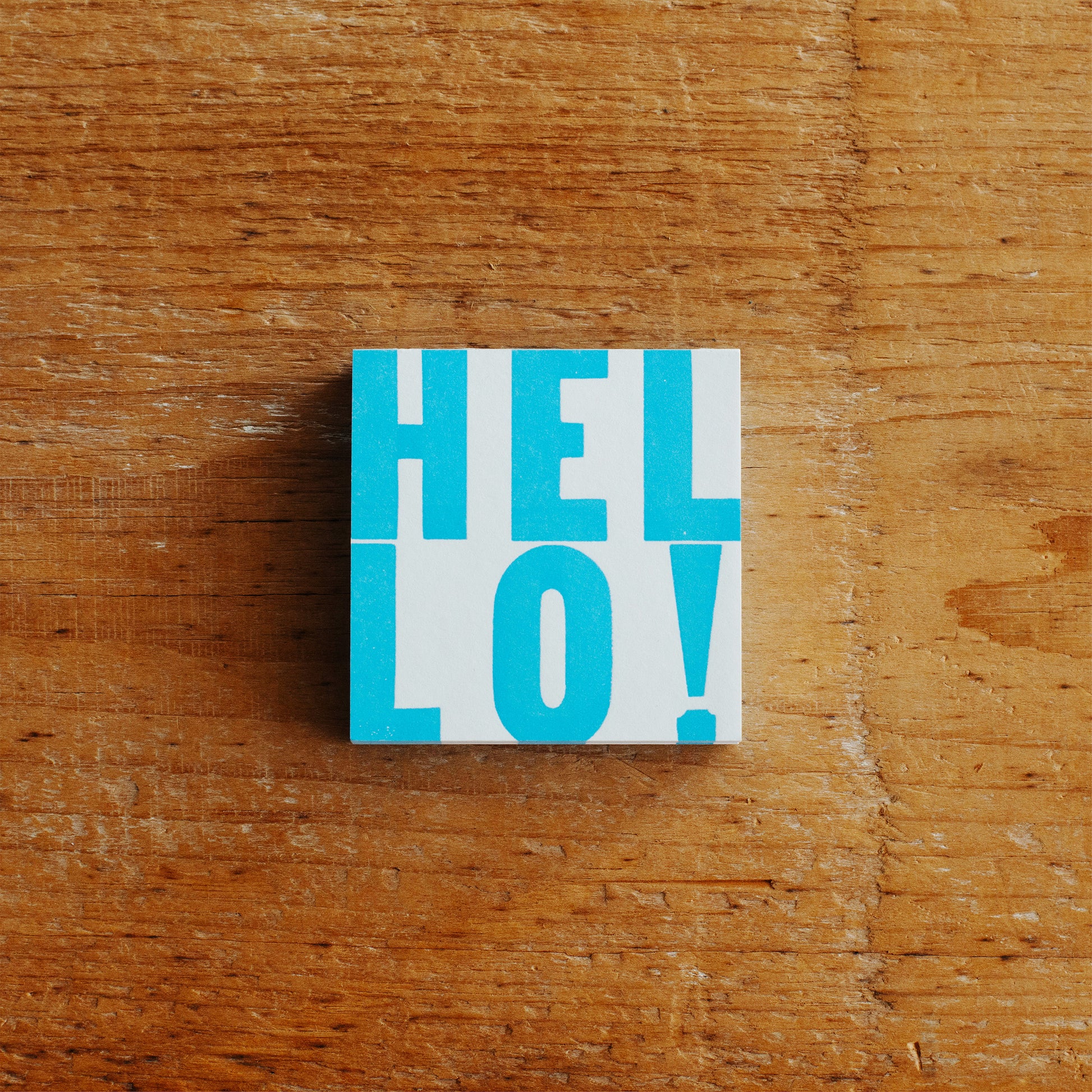 Letterpress Message Pad
