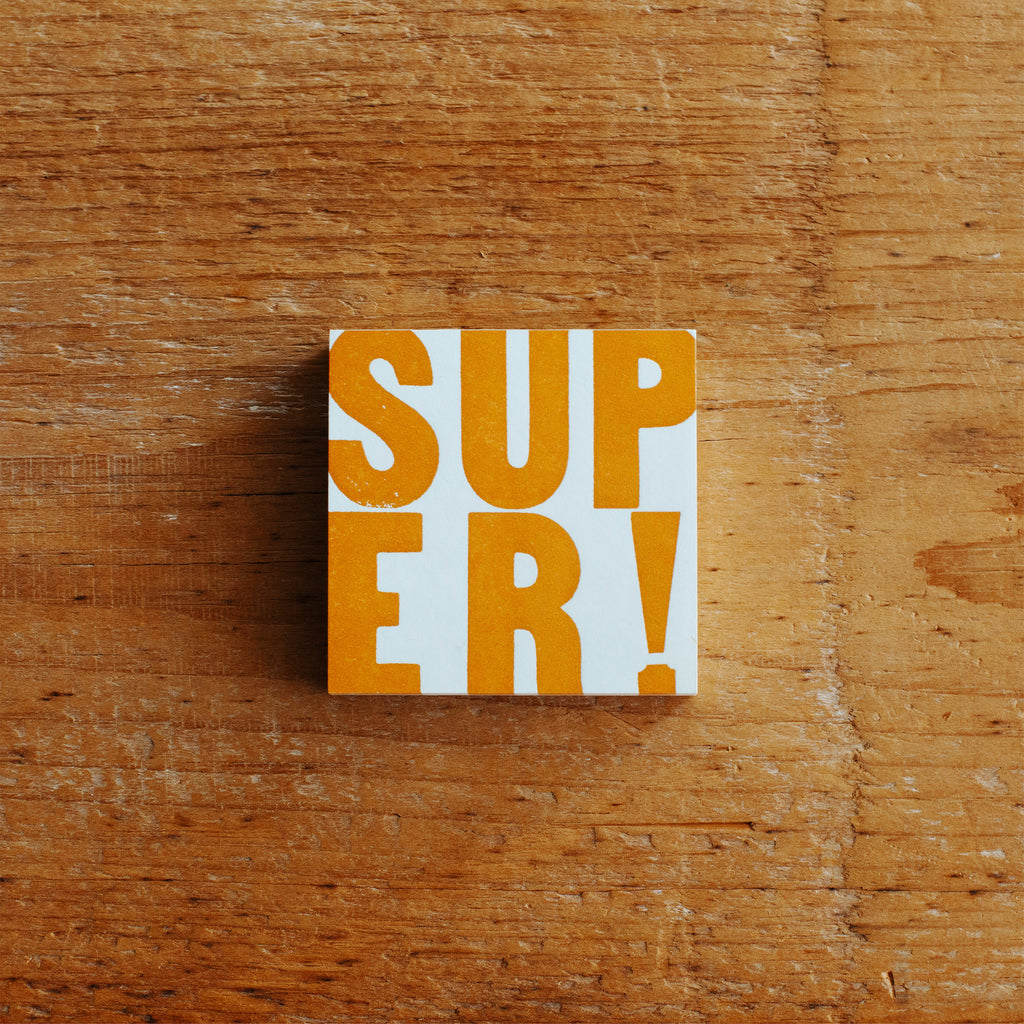 Letterpress Message Pad