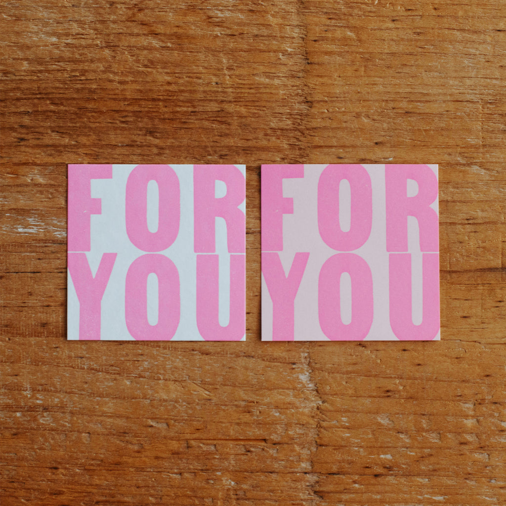 Letterpress Message Pad