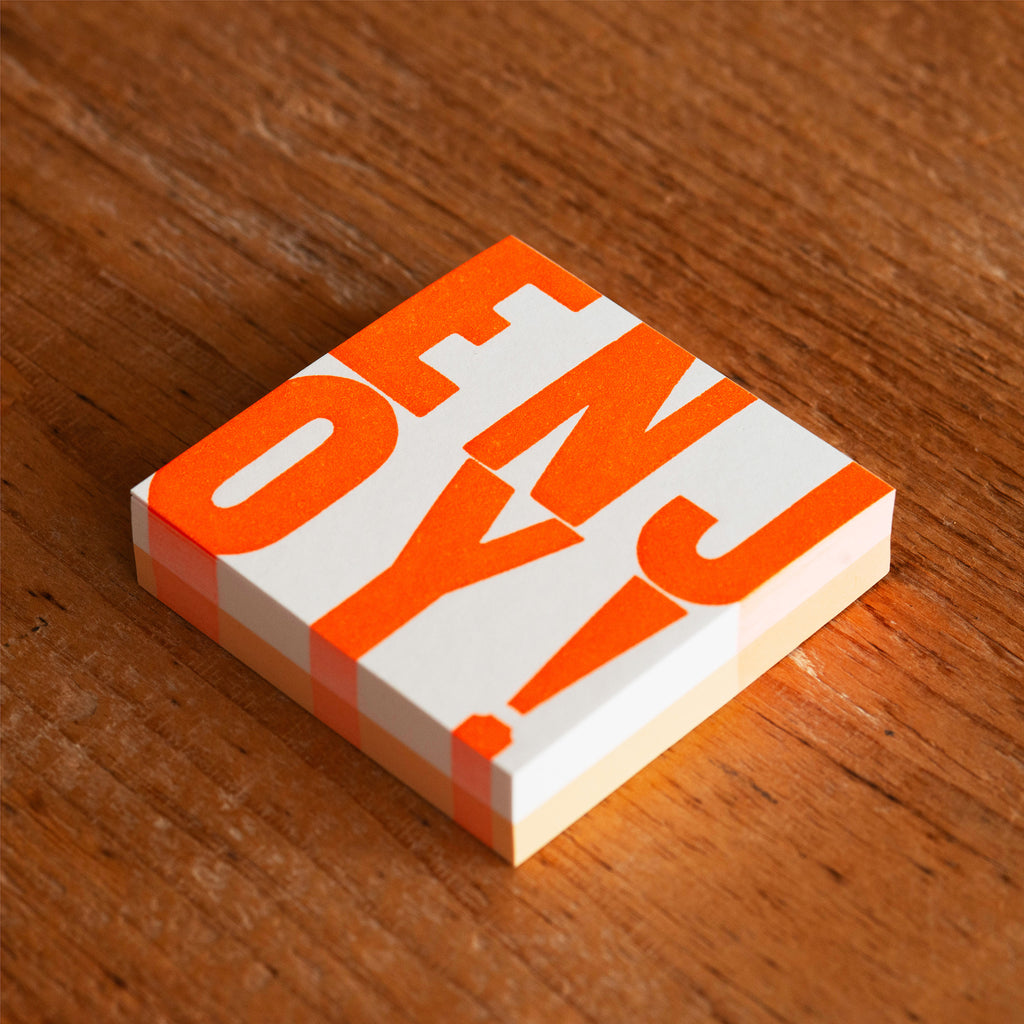 Letterpress Message Pad