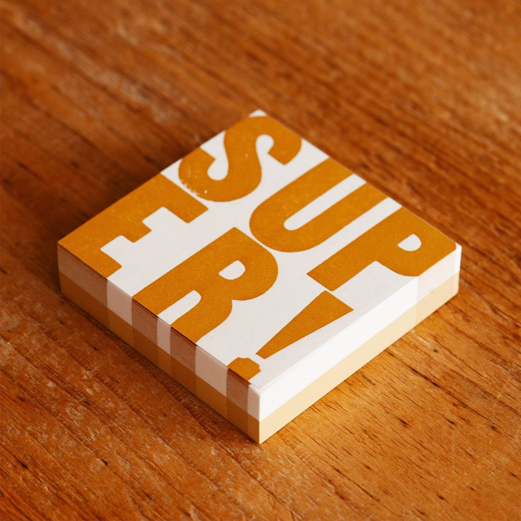 Letterpress Message Pad