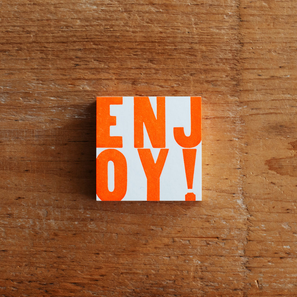 Letterpress Message Pad