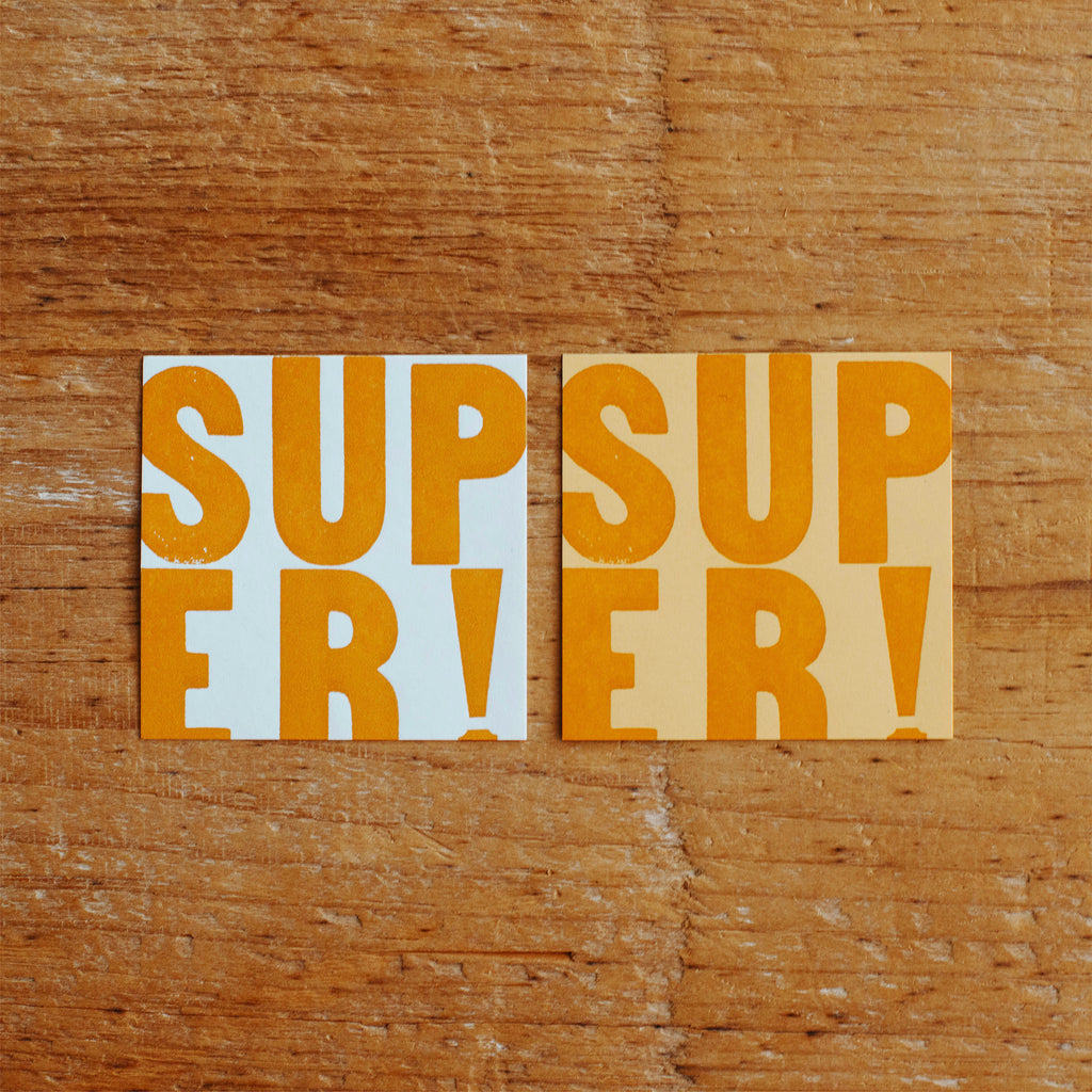 Letterpress Message Pad