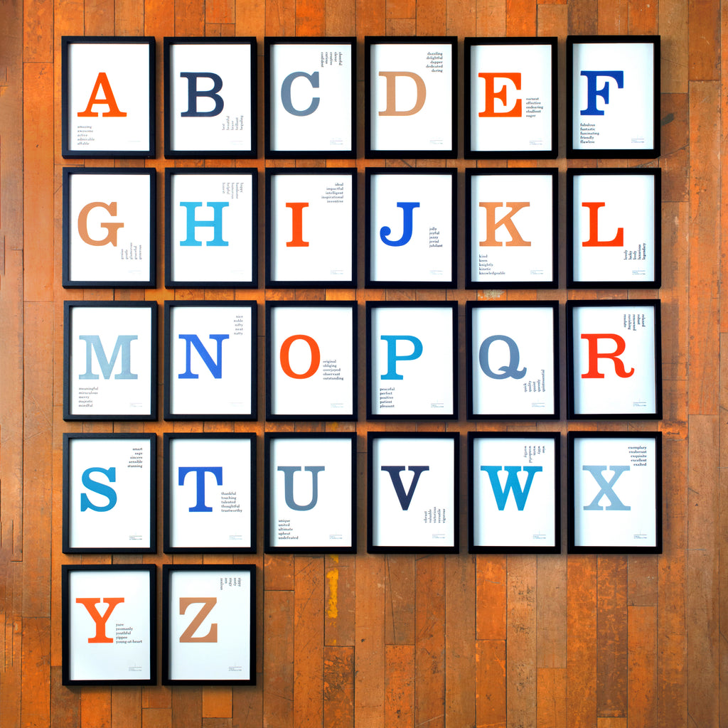 Alphabet Poster
