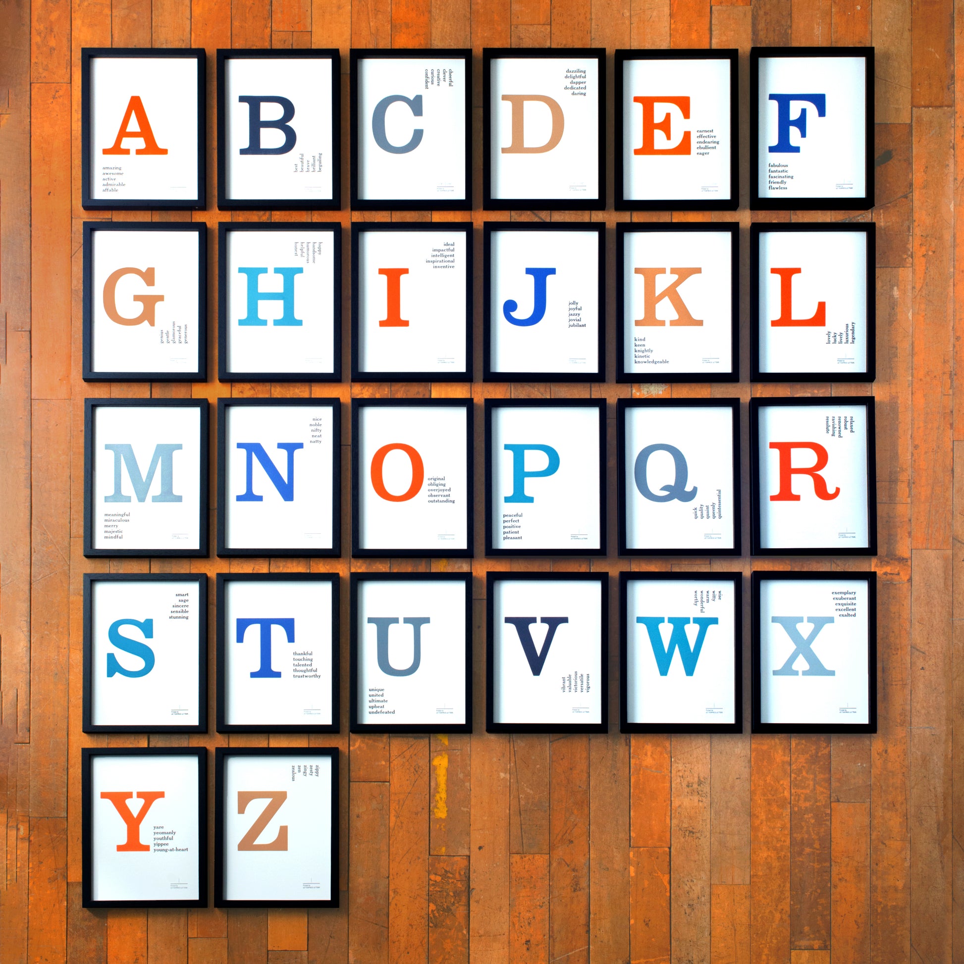 Alphabet Poster