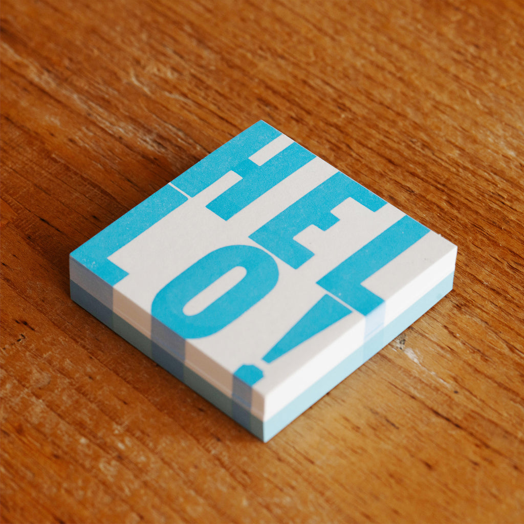 Letterpress Message Pad