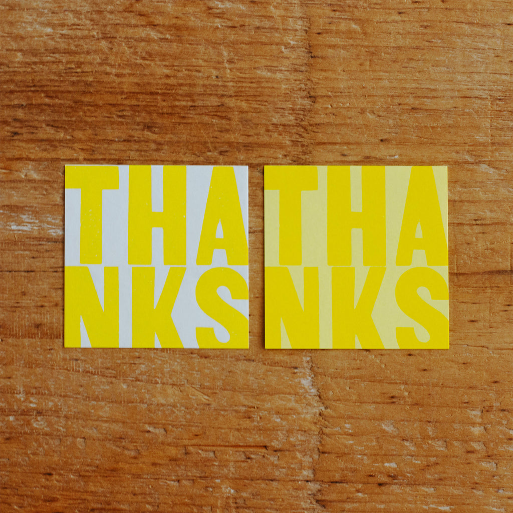 Letterpress Message Pad