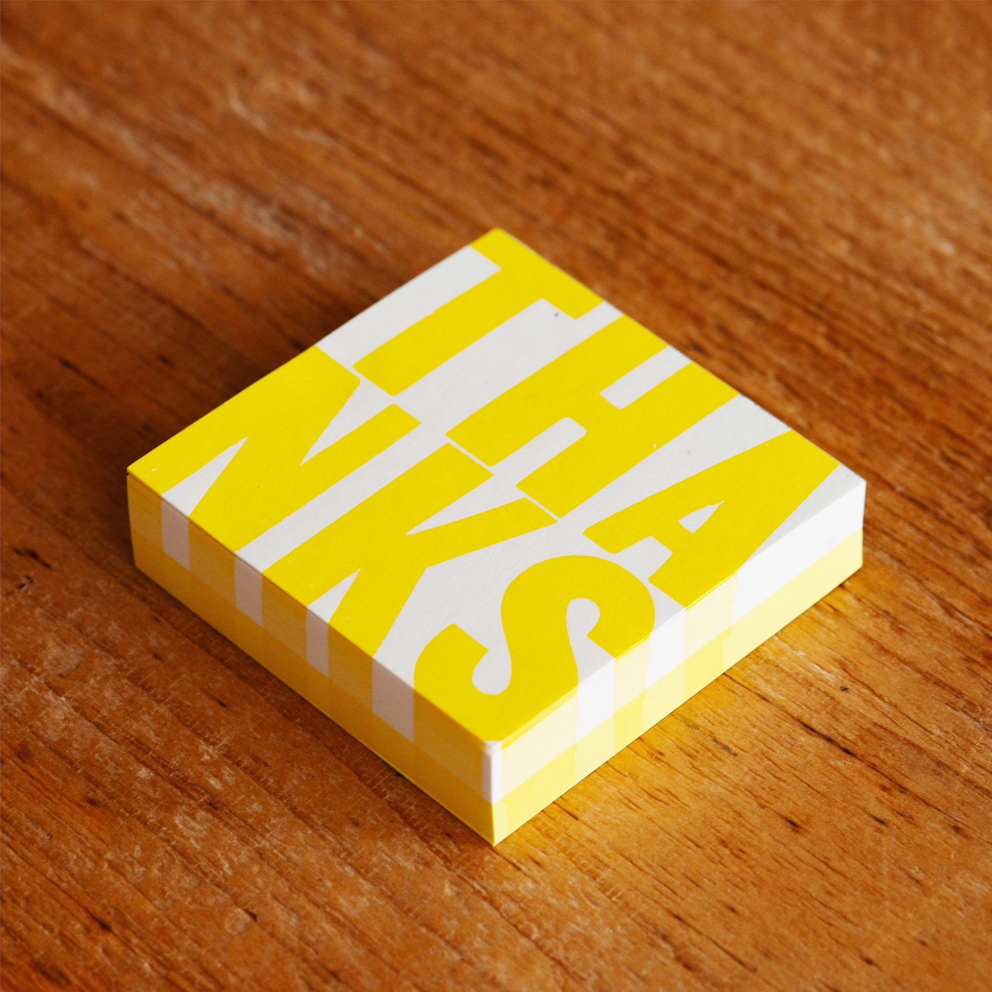 Letterpress Message Pad