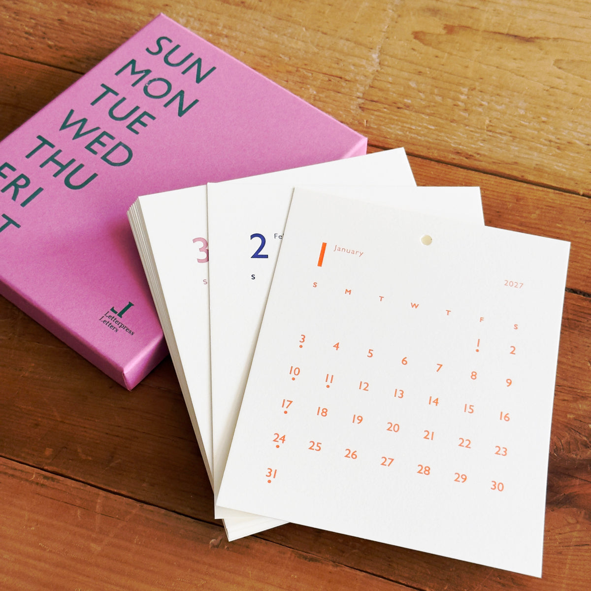 Risograph Wall Calendar 2026