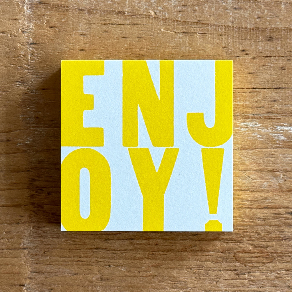 Letterpress Message Pad