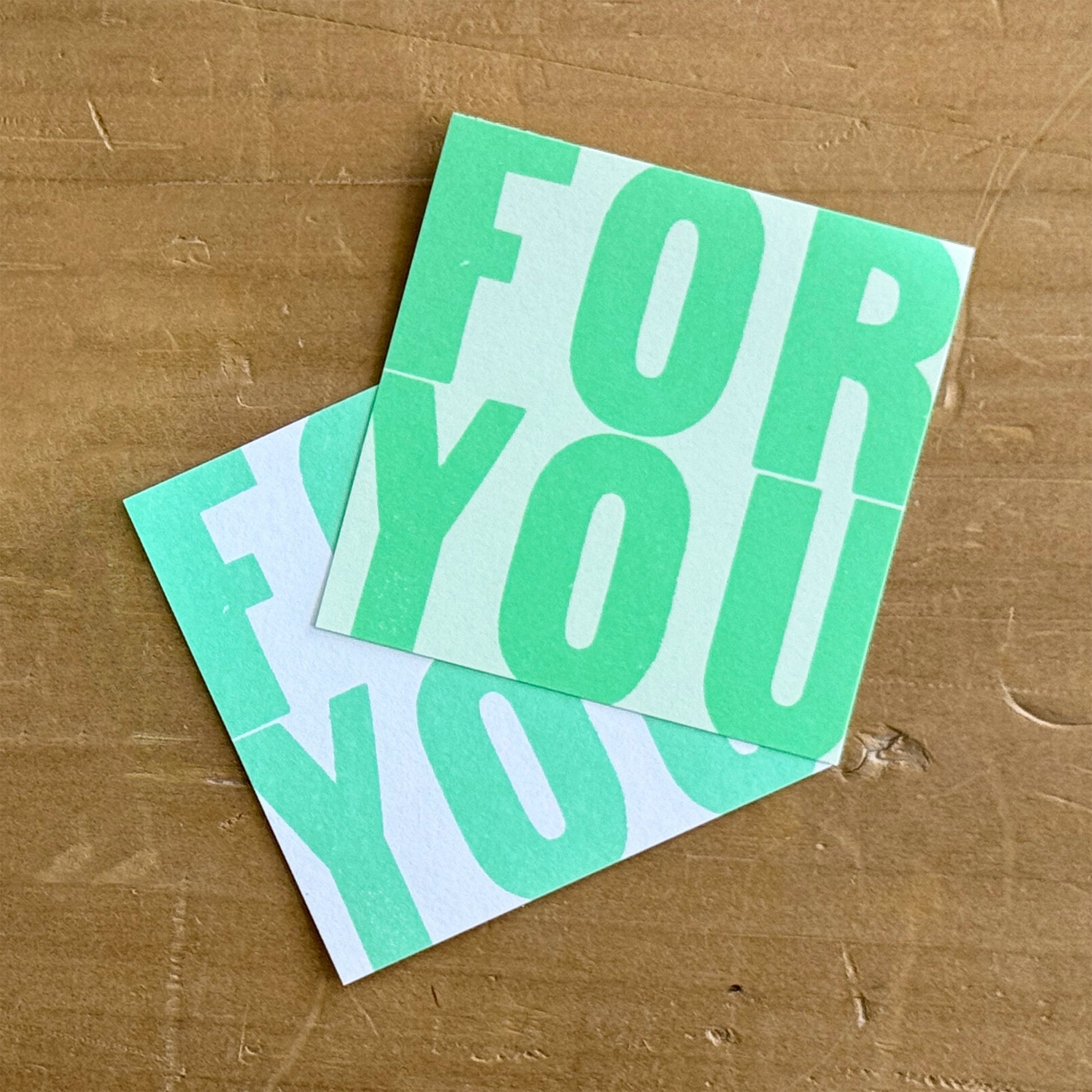Letterpress Message Pad