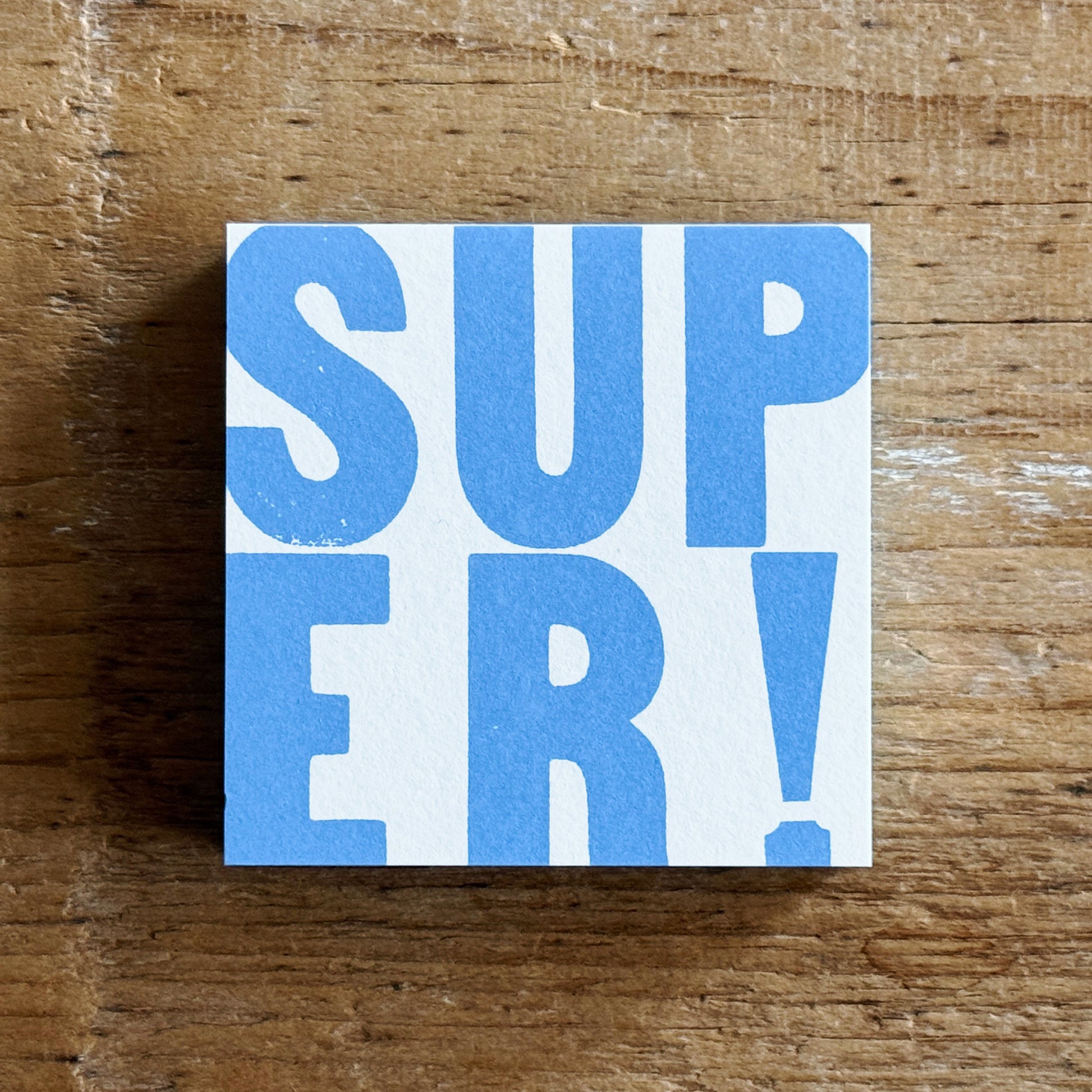 Letterpress Message Pad