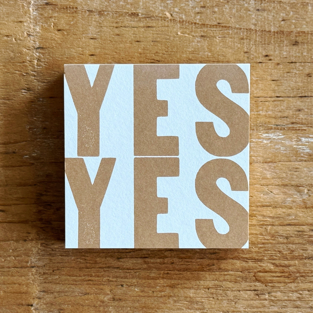 Letterpress Message Pad