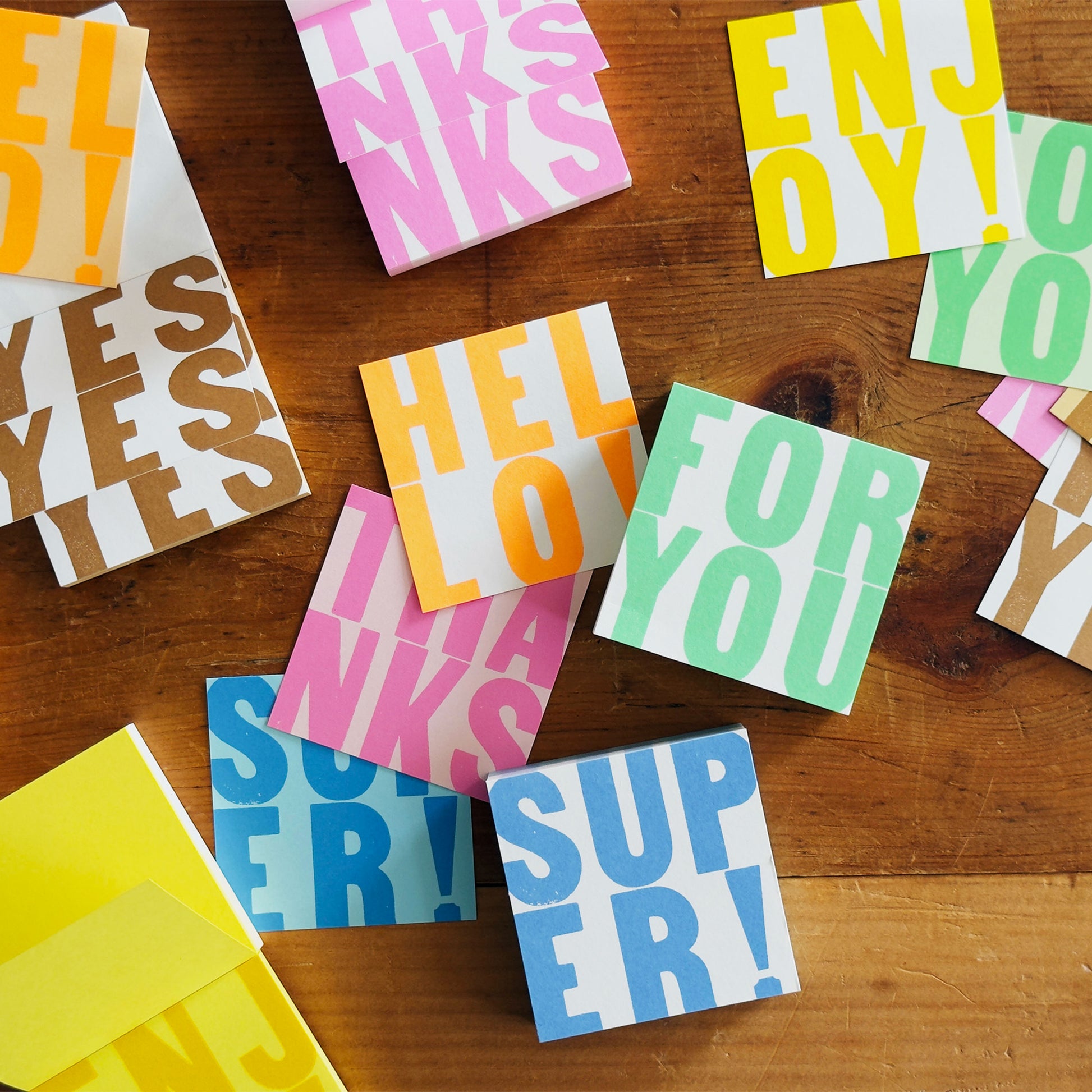 Letterpress Message Pad