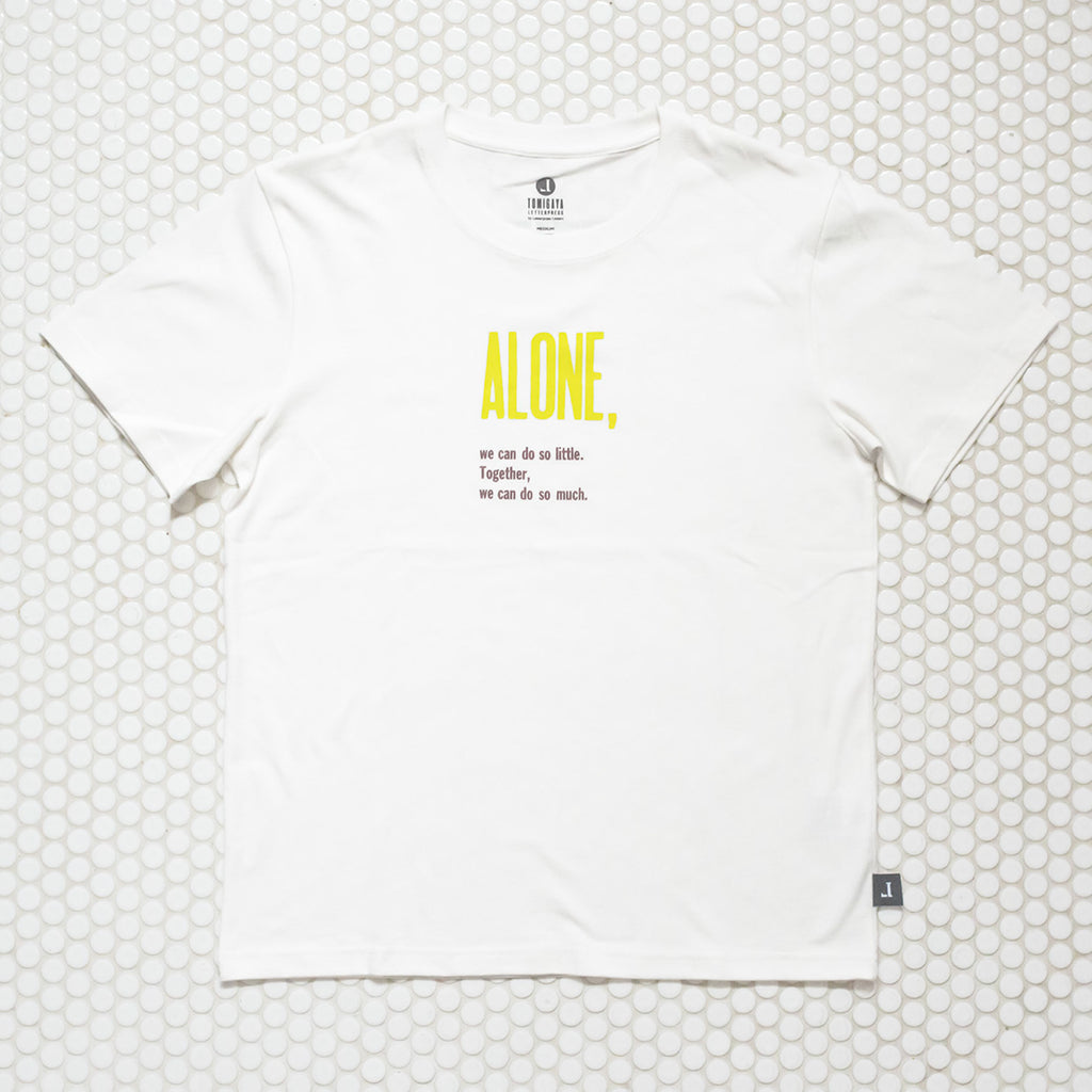 タイプフェイスTシャツ