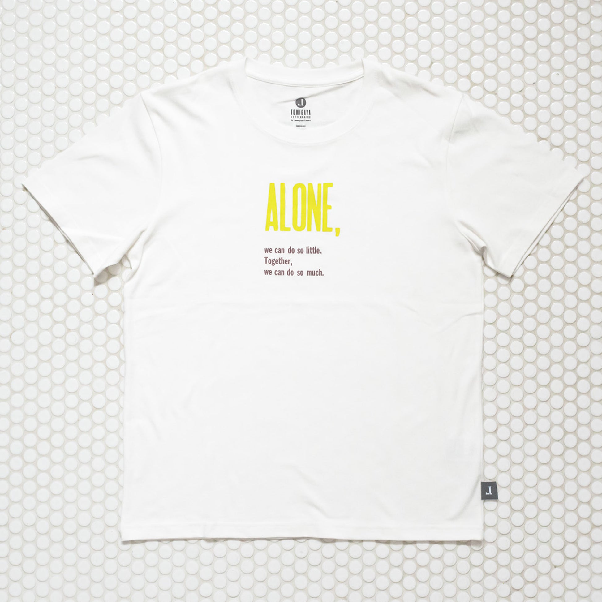 タイプフェイスTシャツ