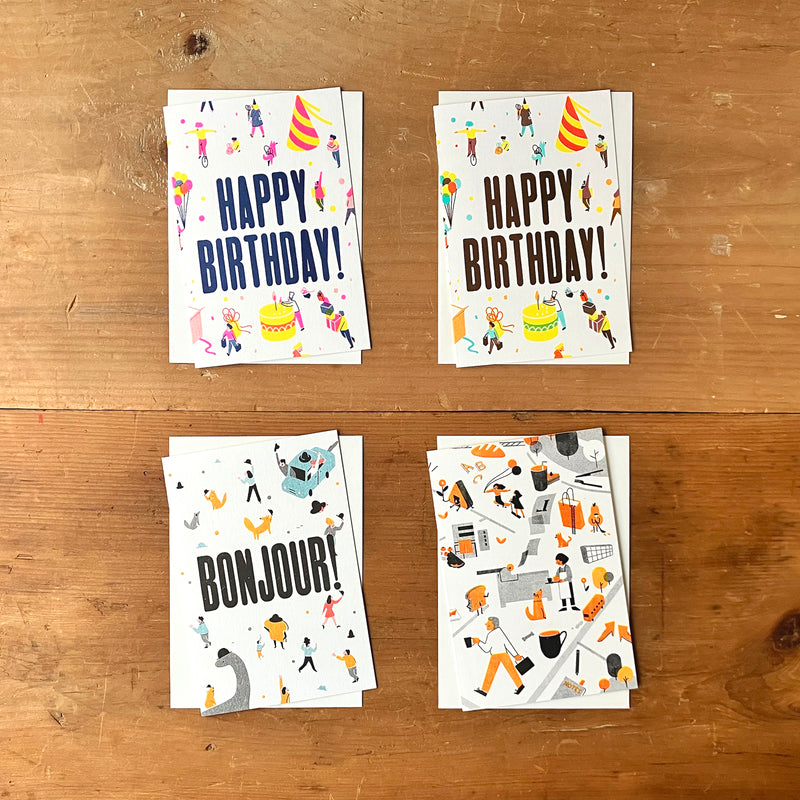 YO. (illustration) card